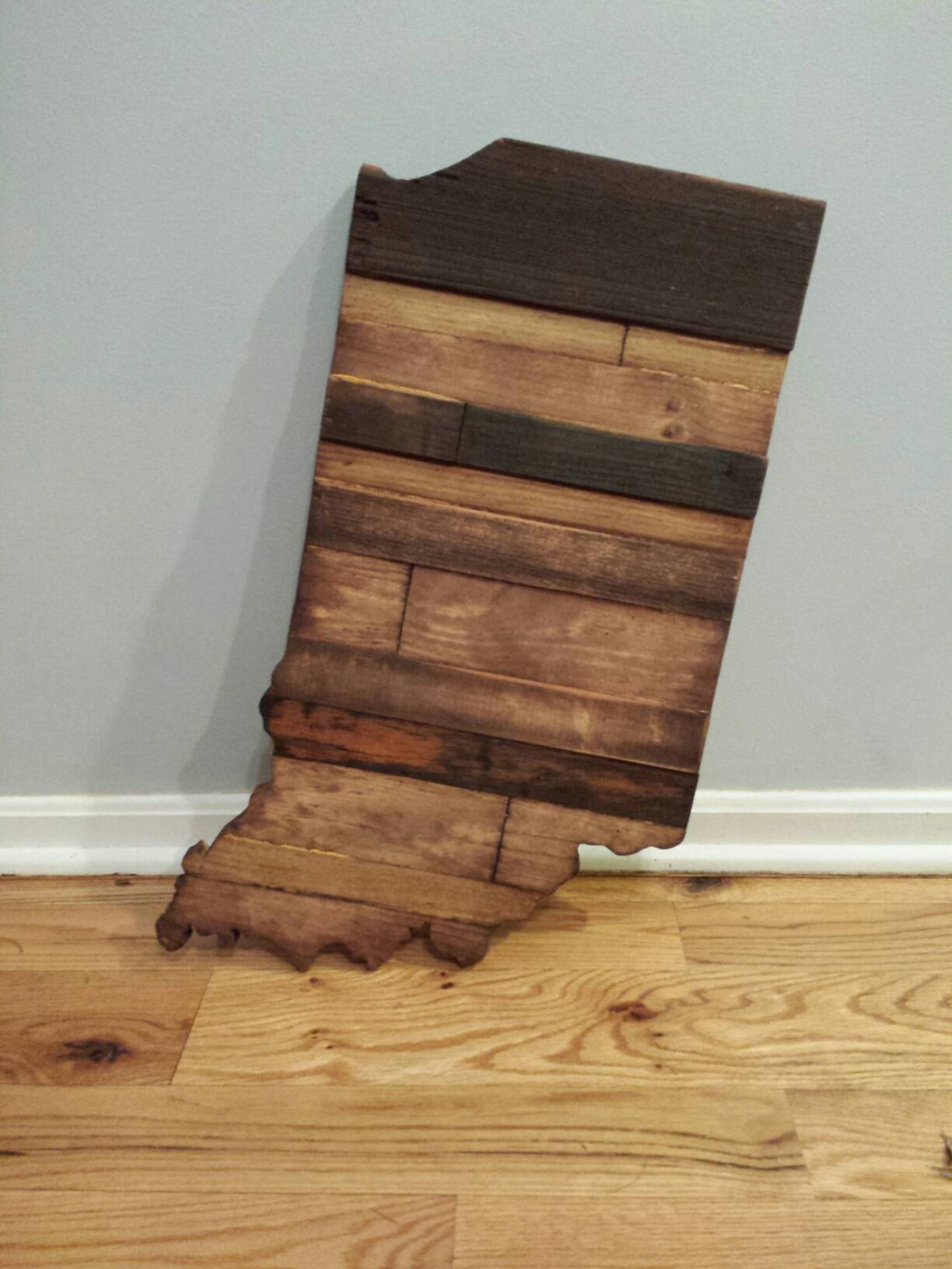 Indiana Wood Sign Indiana Rustic Wood State Cutout Indiana Etsy