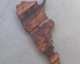 Argentina Rustic Wood Cut Out, Argentina Sign, Argentina Decor, Rustic Home Decor, Argentina Art