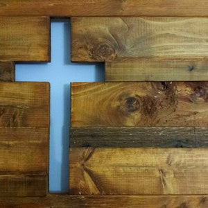 Cross, Rustic Wood Cross, Rustic Cross, Wood Cross, Jesus, Wooden Cross, Wooden Cross Cutout image 3