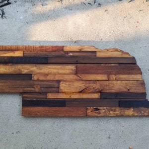 Nebraska Wood Sign, Nebraska State Sign Wall Art Decor, Large Home State Cutout, Housewarming Gift Handmade Pallet Wood, Bar Sign