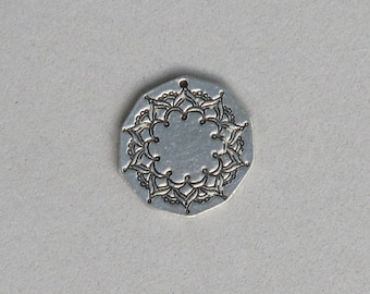 Solid Pewter Round Stamping Blank