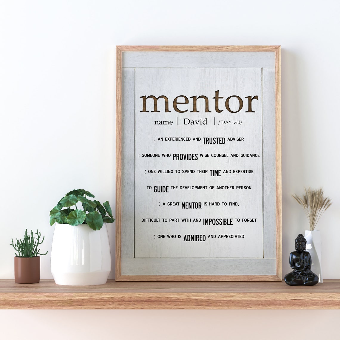 Personalized Gift For Mentor Teacher Poster Mentor Etsy