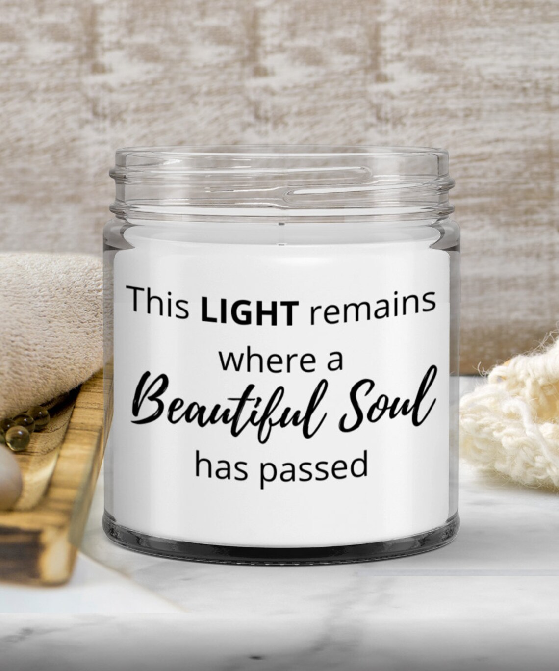 Memorial candle mother memorial candle for loss of father Etsy