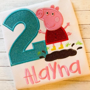Peppa Pig Theme Paper Cake Topper, Pinfliers