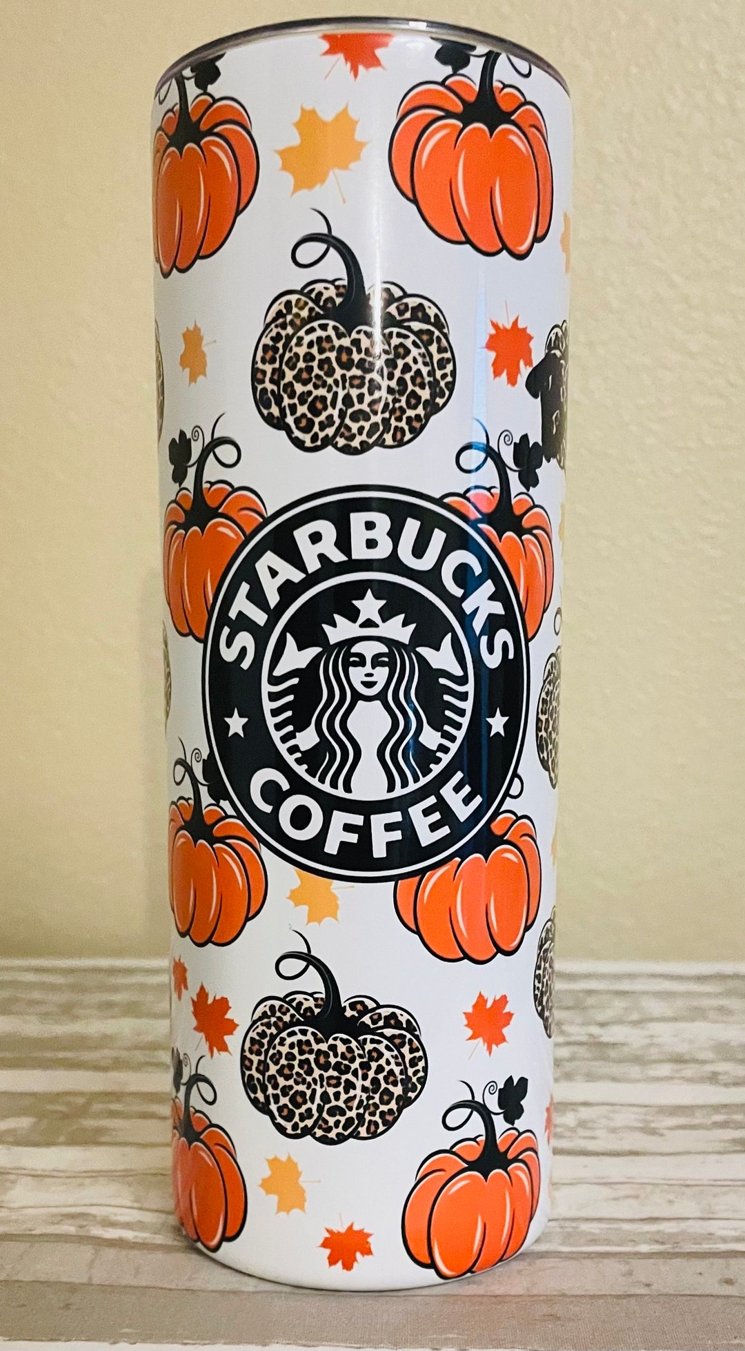 Personalized Starbucks Fall Tumbler Fall Tumbler Pumpkin Etsy