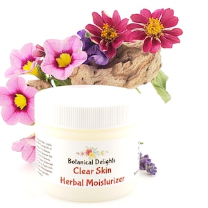 Herbal Moisturizer Clear Skin, Natural skincare for complicated skin, sensitive skin, redness image 8