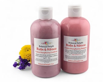Biotin & Hibiscus Follicle Strengthening Shampoo - Scalp balancing, healthy hair