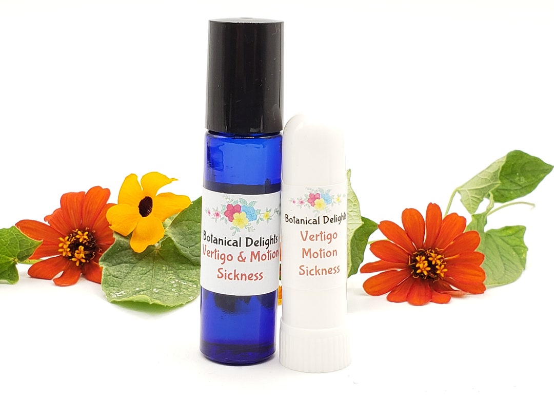 Motion Sickness / Dizzy Essential Oil Roller or Inhaler, for Nausea, Hangovers, Jet Lag Etsy