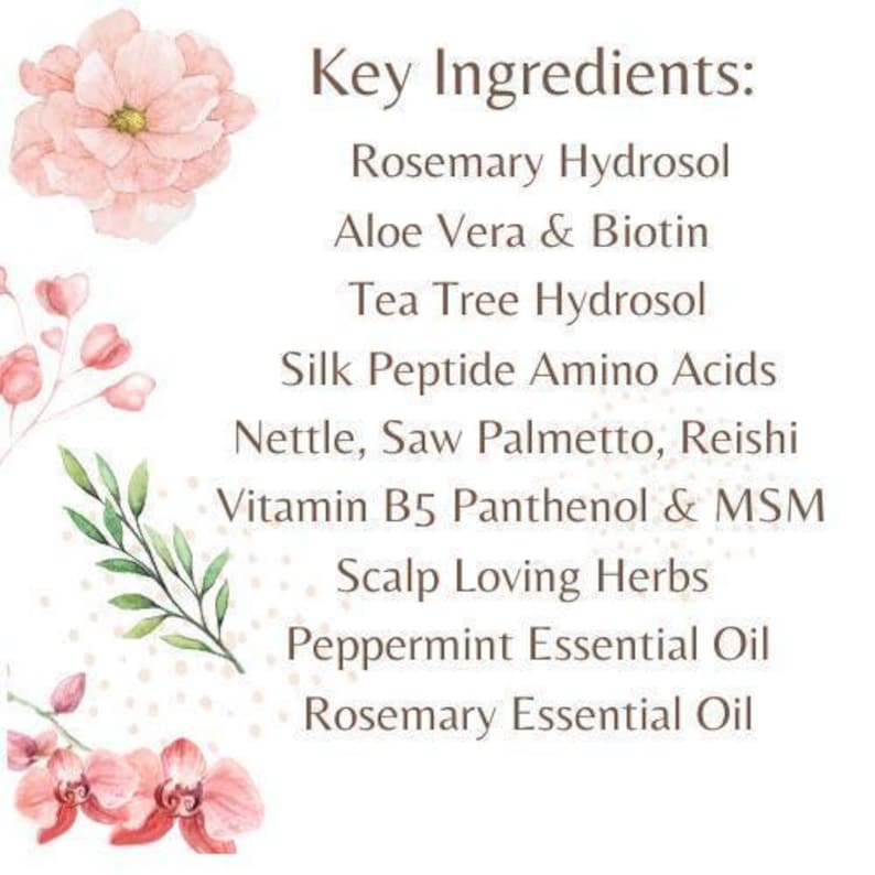 DHT Spray with Reishi Mushroom, Nettle & Saw Palmetto, Healthy Scalp, Follicle Stimulating image 3