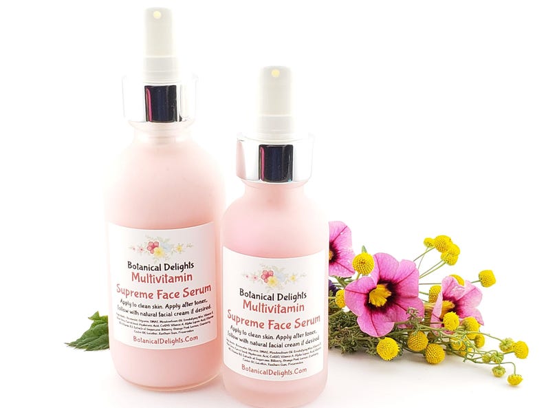 Multivitamin Supreme Facial Serum - A Double Serum Superfood for your Face! Replenishes vital nutrients for a healthy complexion image 6