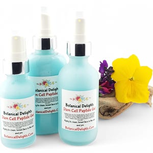 Stem Cell Peptide Gel, Science Based Botanical Active Skincare for Beautiful Skin, Amino Acids image 4