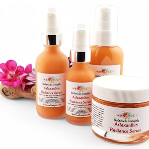 Astaxanthin Radiance Serum, Retinol, Multiple Peptides and Hyaluronic Acid for Beautiful Skin, Sea Minerals, Vitamins image 2