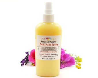 Body Blemish Spray, Herbal Skin Care for Clear, Healthy Skin, No more body blemishes!