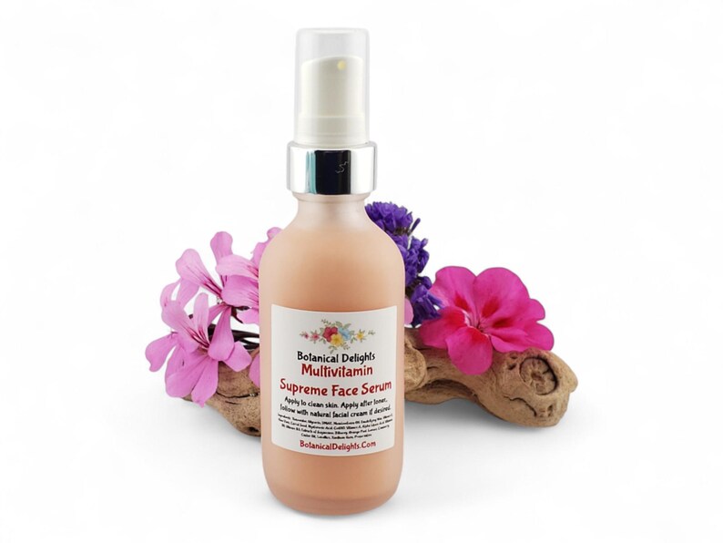 Multivitamin Supreme Facial Serum - A Double Serum Superfood for your Face! Replenishes vital nutrients for a healthy complexion image 10