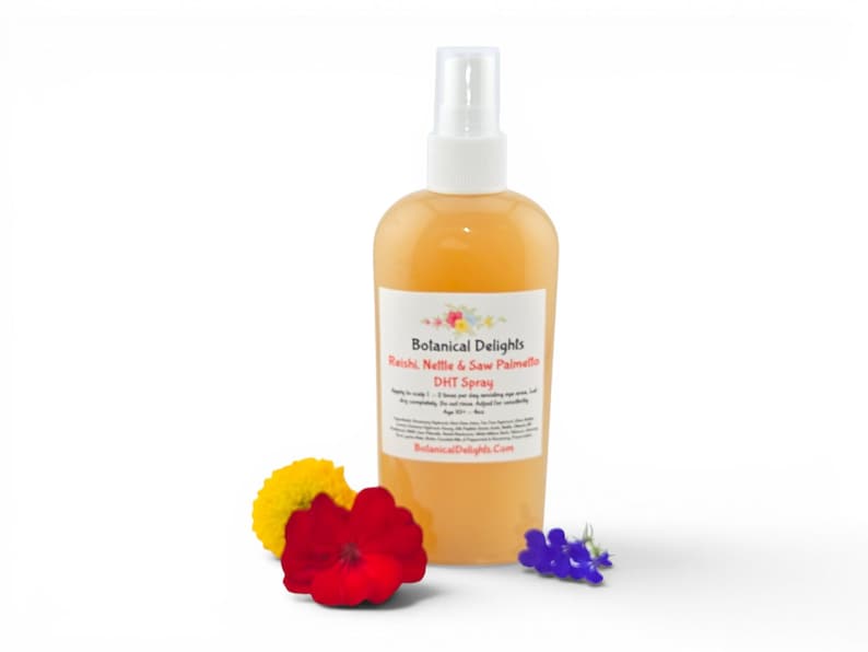 DHT Spray with Reishi Mushroom, Nettle & Saw Palmetto, Healthy Scalp, Follicle Stimulating image 5