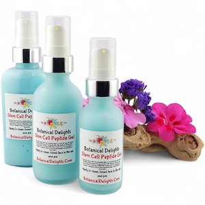 Stem Cell Peptide Gel, Science Based Botanical Active Skincare for Beautiful Skin, Amino Acids image 1