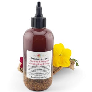 Rosemary & Fenugreek Exfoliating Scalp Treatment, DHT Scalp Balance, Clarifying