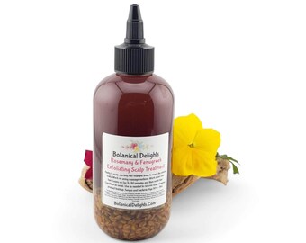 Rosemary & Fenugreek Exfoliating Scalp Treatment, DHT Scalp Balance, Clarifying