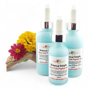 Stem Cell Peptide Gel, Science Based Botanical Active Skincare for Beautiful Skin, Amino Acids image 5