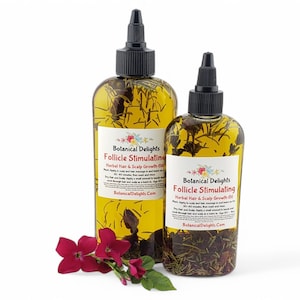 Follicle Stimulating Hair & Scalp Oil, Strengthens hair follicles, Great for hair oiling, Split ends