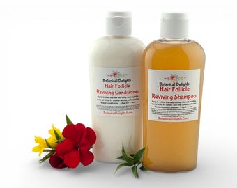 Hair Follicle Stimulating Shampoo - DHT, essential oils and herbs to improve scalp health and follicle refinement