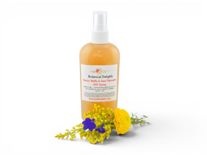 DHT Spray with Reishi Mushroom, Nettle & Saw Palmetto, Healthy Scalp, Follicle Stimulating image 7