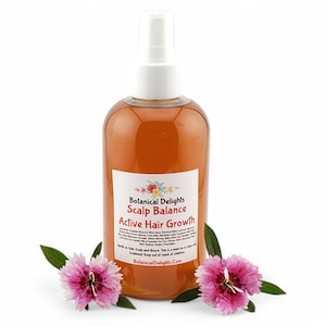 Scalp Balance Active Hair Tonic, DHT blocker, Exfoliating Hair Follicle Spray, Clarifying, Stimulating hair growth for thinning, oily scalp