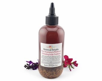 Rice Water Rosemary & Mushroom Exfoliating Scalp, DHT Scalp Balance, Clarifying Hard Water Treatment for Healthy Hair, Prewash
