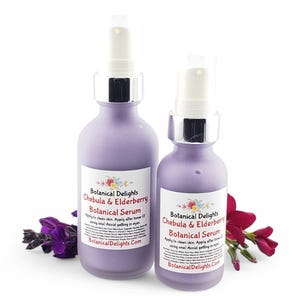 Chebula & Elderberry Facial Serum, A true botanical serum for hydrated, dewy, glowing skin, With Retinol, Hyaluronic Acid image 8