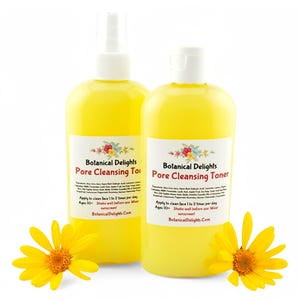 Pore Cleansing Alpha Hydroxy Acid Toner, Deep Cleanse with Natural, Plant Based Skincare for Healthy, Clear Skin, Glowing