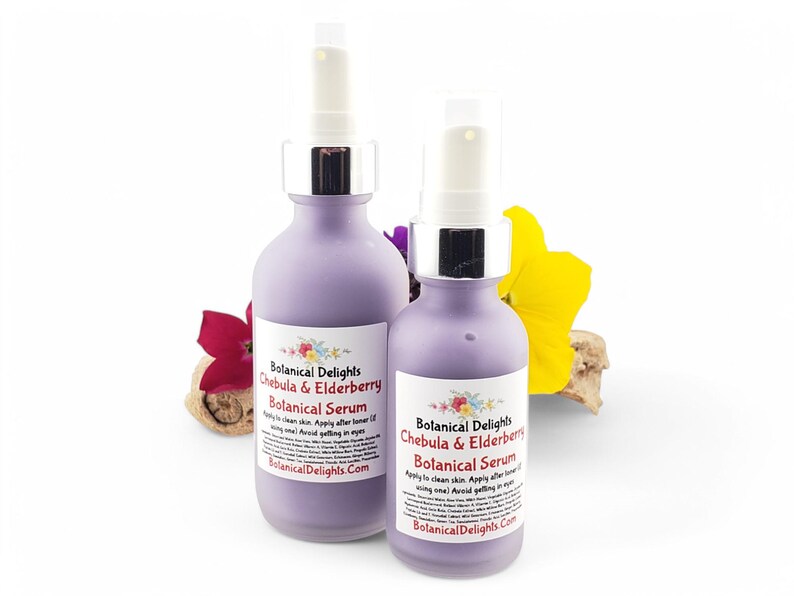 Chebula & Elderberry Facial Serum, A true botanical serum for hydrated, dewy, glowing skin, With Retinol, Hyaluronic Acid image 10