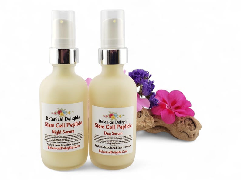 Stem Cell Peptide Day & Night Facial Serum - Double Serum for Short-Term and Long-Term Results image 6
