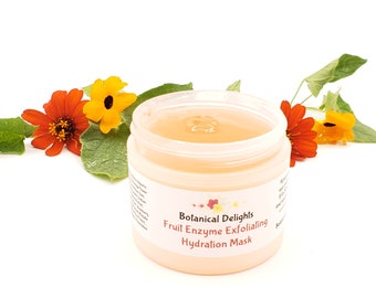 Fruit Enzyme Exfoliating Hydration Mask, Natural Fruit, Rice Proteins and Hyaluronic Acid, Get ready to glow!