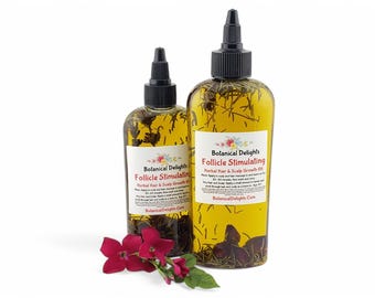 Follicle Stimulating Hair & Scalp Oil, 100% Natural Pure Hair Oil, Moisture for Curls