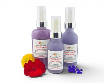 Retinol Resveratrol Serum, High potency 2.5% Retinol product with RESULTS! Natural, plant based skincare, Best Seller