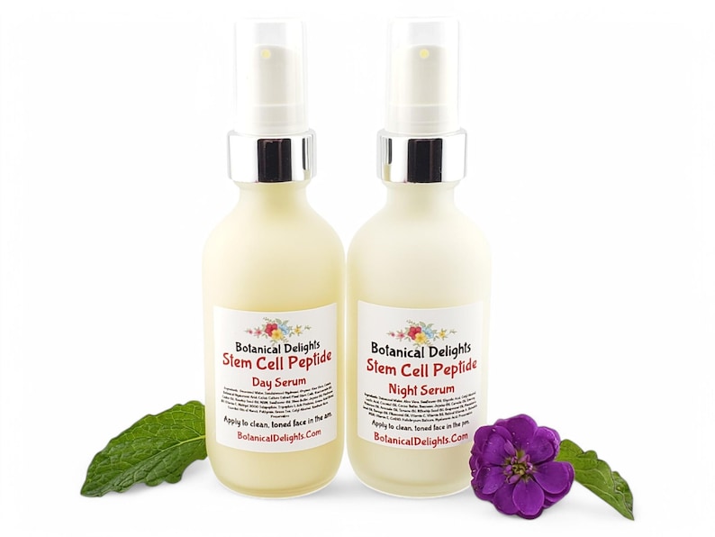 Stem Cell Peptide Day & Night Facial Serum - Double Serum for Short-Term and Long-Term Results image 4