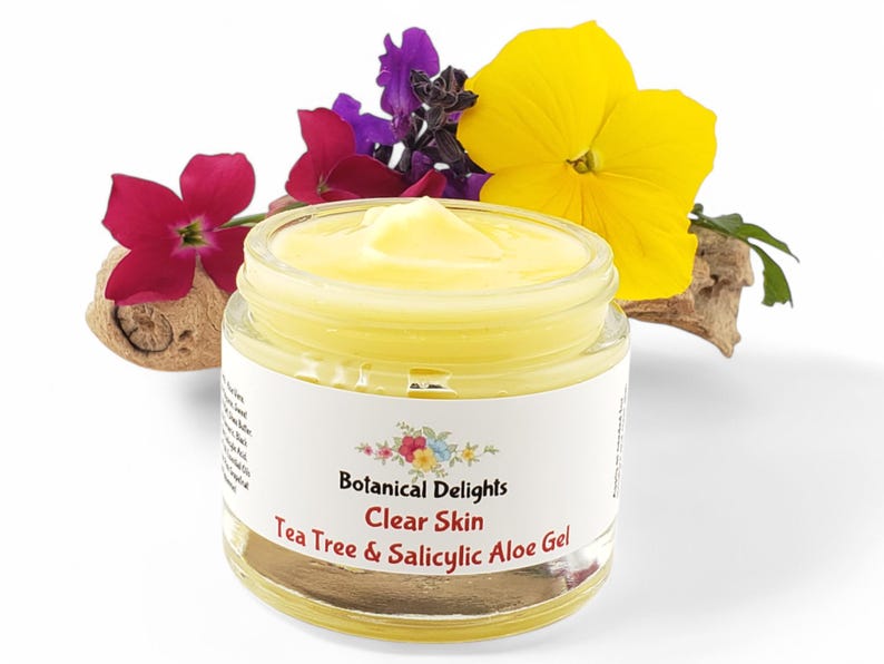 Tea Tree & Salicylic Acid Gel, Clear Skin Herbal Moisturizer, Deep pore cleansing, Blemish-Prone imagem 8
