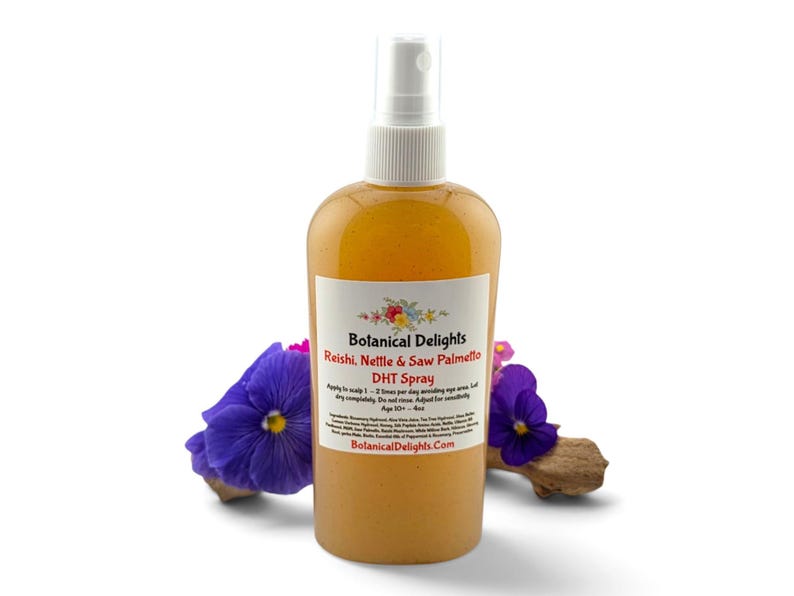 DHT Spray with Reishi Mushroom, Nettle & Saw Palmetto, Healthy Scalp, Follicle Stimulating image 9