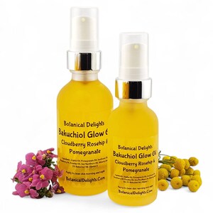 Bakuchiol Glow Oil with Cloudberry, Rosehip & Pomegranate - Plant-Based Retinol, Non-Greasy, Bio-Retinol image 9