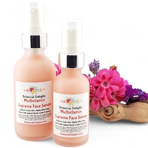 Multivitamin Supreme Facial Serum - A Double Serum Superfood for your Face! Replenishes vital nutrients for a healthy complexion