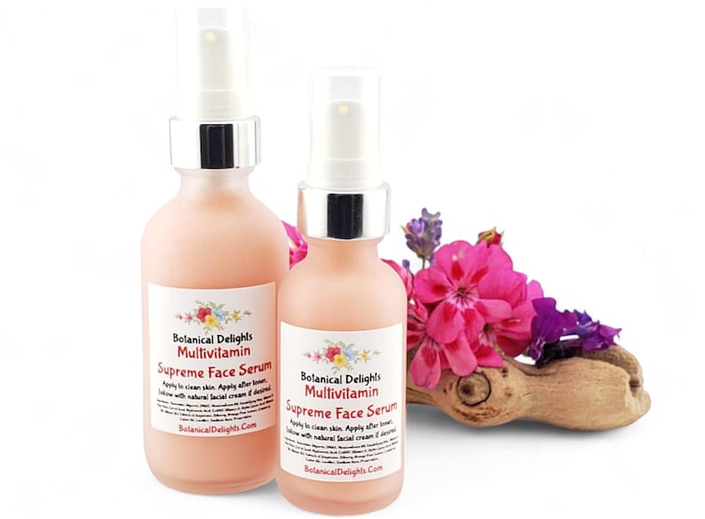 Multivitamin Supreme Facial Serum - A Double Serum Superfood for your Face! Replenishes vital nutrients for a healthy complexion image 1