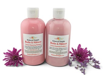 Biotin & Hibiscus Follicle Cleansing Shampoo - Scalp balancing, healthy hair