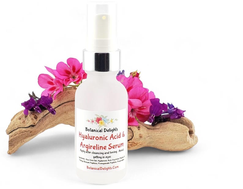 Hyaluronic Peptide Facial Serum – Hydrating, Glowing Skin 2 oz Serum