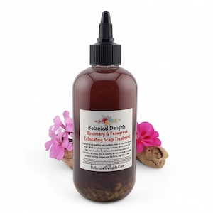 Rosemary & Fenugreek Exfoliating Scalp Treatment, DHT Scalp Balance, Clarifying Hard Water Treatment for Healthy Hair, Prewash