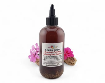 Rosemary & Fenugreek Exfoliating Scalp Treatment, DHT Scalp Balance, Clarifying, Prewash