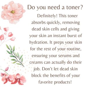 Gentle Botanical Skincare, Facial Cleanser, Botanical Moisturizer and Botanical Toner - Calendula, Aloe Vera, Skincare Set, Sensitive Skin bild 8
