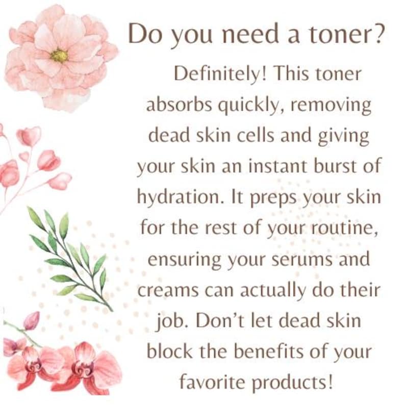 Gentle Botanical Skincare, Facial Cleanser, Botanical Moisturizer and Botanical Toner - Calendula, Aloe Vera, Skincare Set, Sensitive Skin bild 8