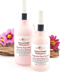 Multivitamin Supreme Facial Serum - A Double Serum Superfood for your Face! Replenishes vital nutrients for a healthy complexion image 2