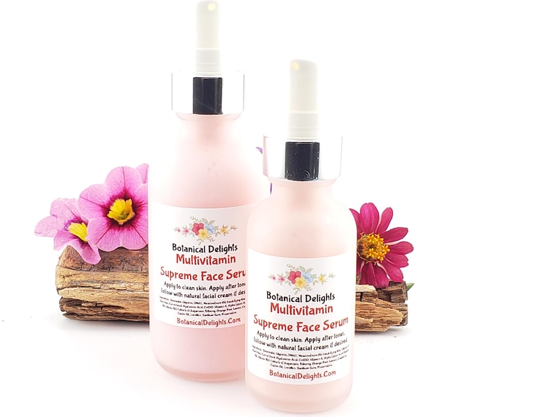 Multivitamin Supreme Facial Serum - A Double Serum Superfood for your Face! Replenishes vital nutrients for a healthy complexion image 2