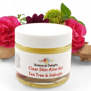 Tea Tree & Salicylic Acid Gel, Clear Skin Herbal Moisturizer, Deep pore cleansing, Blemish-Prone imagem 9